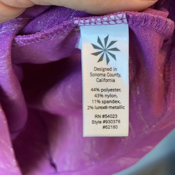 Athleta Purple V-Neck Dress - Picture 6 of 10